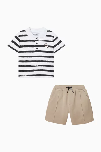 Polo Shirt & Shorts Set
