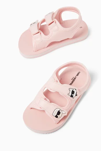 Logo-patch Sandals
