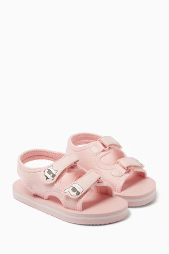 Logo-patch Sandals