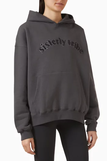 Logo Hoodie in Cotton