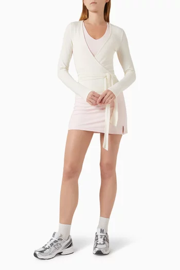 Soft Ballet Wrap Top in Lenzing™ Modal