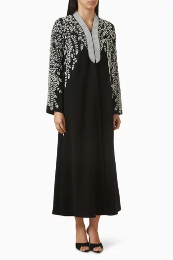 Bead-embellished Abaya