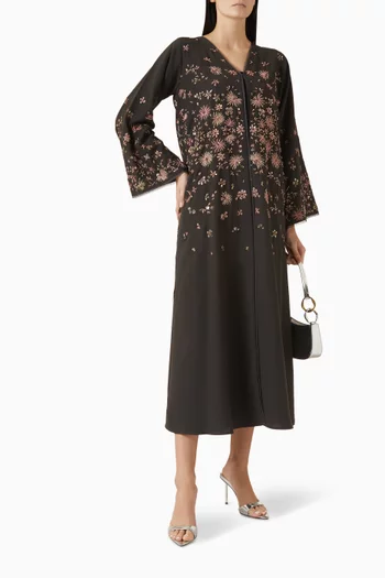 Bead-embellished Abaya