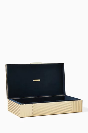 Luke Medium Brass-Plated Box