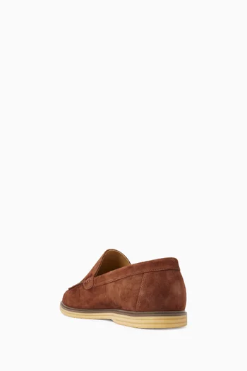 Loafers in Suede