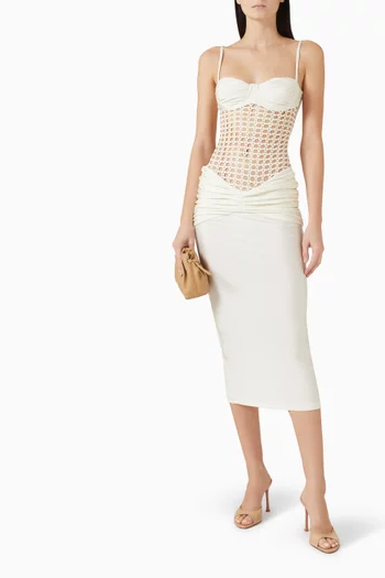 فستان سيلين بسلك سفلي