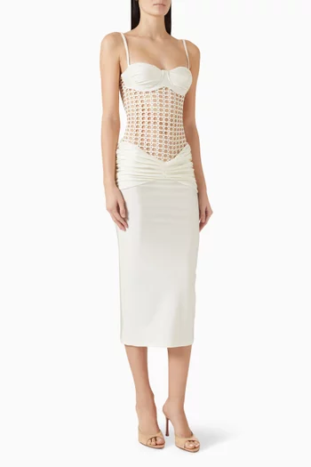 فستان سيلين بسلك سفلي