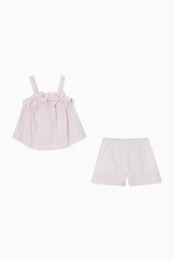 2-piece Striped Set in Cotton