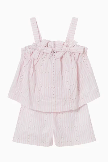 2-piece Striped Set in Cotton
