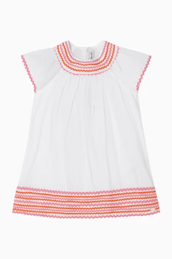 فستان ستوب اوفر ان ذا سن قطن