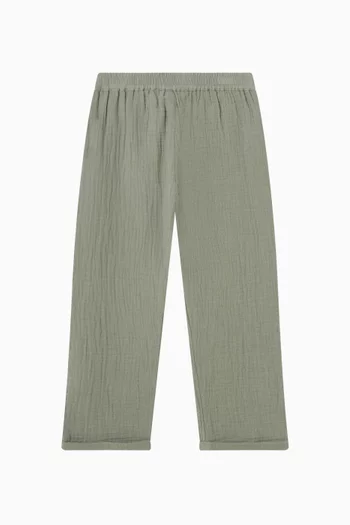 بنطال بقصة ساق مستقيمة