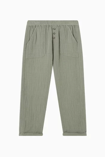 بنطال بقصة ساق مستقيمة