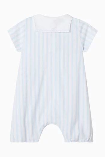 Striped Romper in Cotton