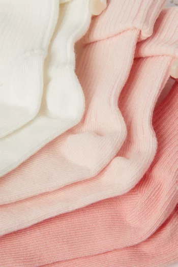 Socks, Set of 3 in Cotton