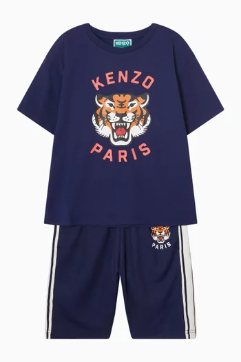 Tiger Logo Sweat Shorts
