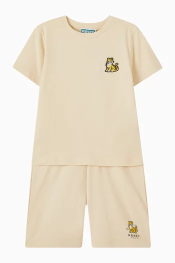 Tiger Logo Sweat Shorts