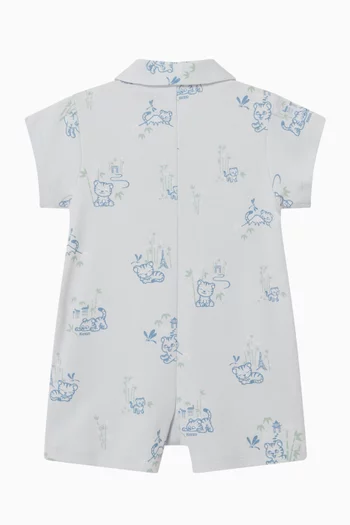 Tiger Romper in Organic Cotton