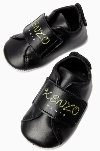 Baby Logo-Embroidered Booties