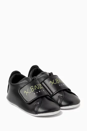 Baby Logo-Embroidered Booties