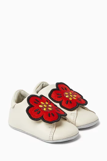 Baby Embroidered Floral Booties
