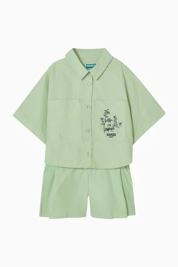 Logo Shorts in Cotton