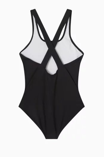 Floral Logo Swimsuit