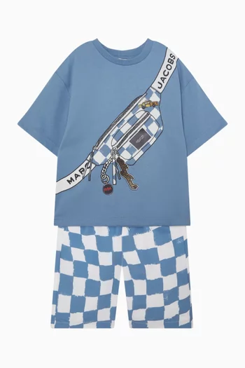 Snapshot Short-sleeve T-shirt in Cotton