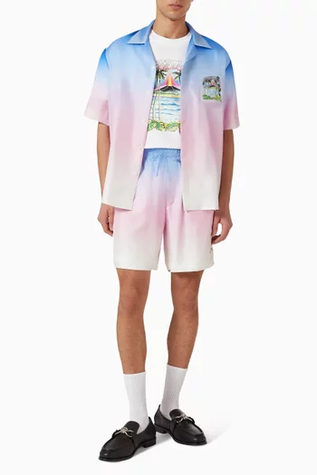 Volcano-print Classic T-shirt in Cotton-jersey