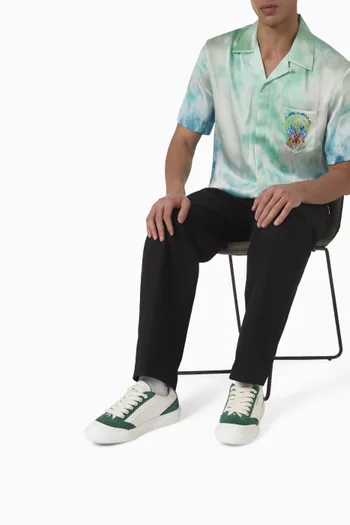 Del Mar Sneakers in Leather & Textile