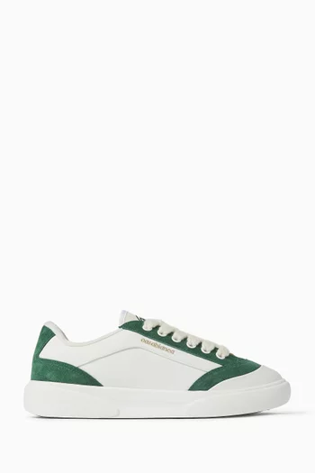 Del Mar Sneakers in Leather & Textile
