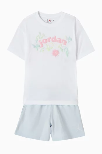 تي شيرت بطبعة شعار الماركة