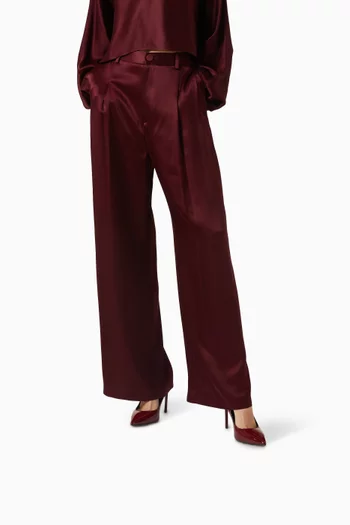 حذاء كلاسيك أنجا جلد لامع بكعب 105 مم