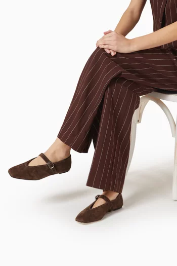 Bobbi Ballet Flats in Suede