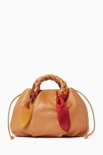 Small Bombon Foulard Bag in Leather