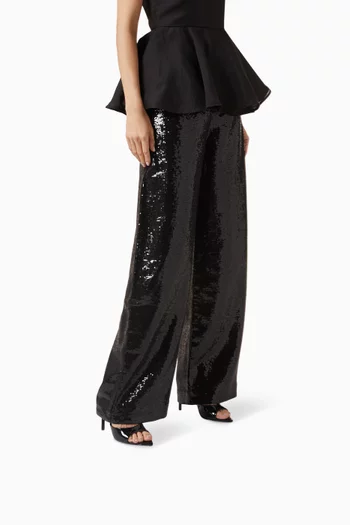 حذاء ماليبو مفتوح من الخلف بكعب 105 مم جلد لامع