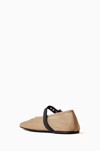 حذاء باليرينا ميمزي بكعب مسطح