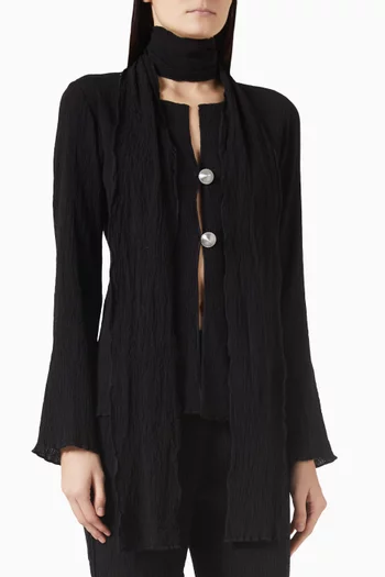 Malaika Crinkled Top in Cotton