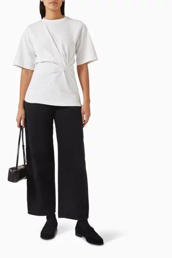 Reinvented Twisted T-shirt in Cotton