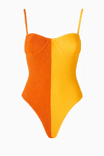 Tangerine One-piece Swimsuit
