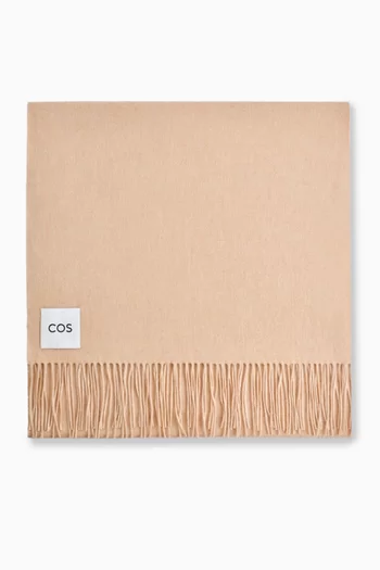 وشاح صوف بشرّابات