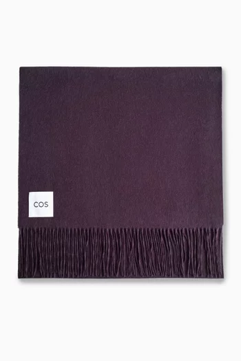 وشاح صوف بشرّابات