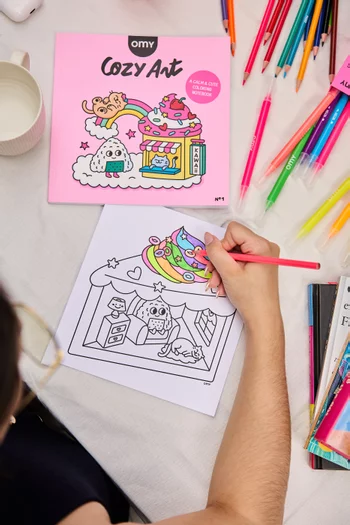 Cozy Art Kawaii Colouring Set