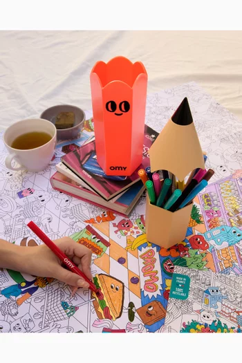 Dubai Colouring Poster & Magic Markers Set