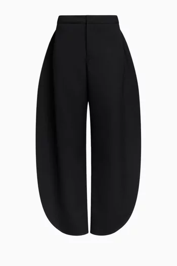 بنطال بتصميم بتلات زهور صوف بكر