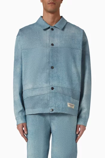 Oversized Jacket in Soft Denim