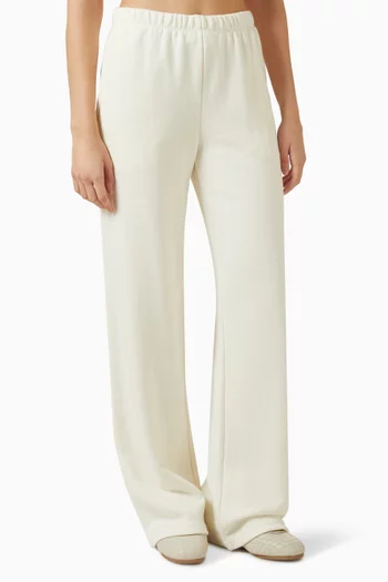 Wide-leg Sweatpants in French Terry