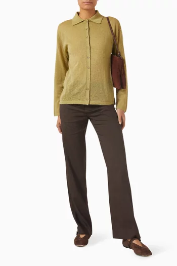 قميص نسيج بارز الملمس