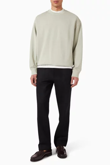 سويت شيرت قطن باهت