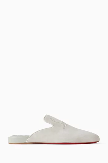 حذاء سهل الارتداء كوليتو مطرز بشعار الماركة قنب كتان