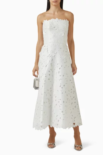 Vella A-line Dress in Floral Lace
